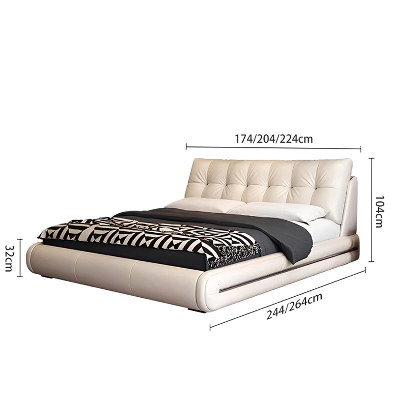 Premium Bedroom Furniture, Leather Upholstered King Size Bed Set, Furniture Manufacturer – MEI YI Furniture - MEI YI