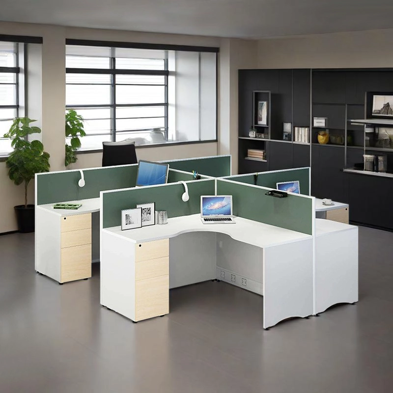 Modern Modular Workstation System for 2–6 Person Flexible Office Layouts - MEI YI