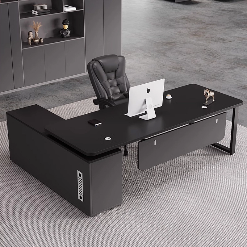 Modern Executive Office Desk Set with Ergonomic Chair - MEI YI