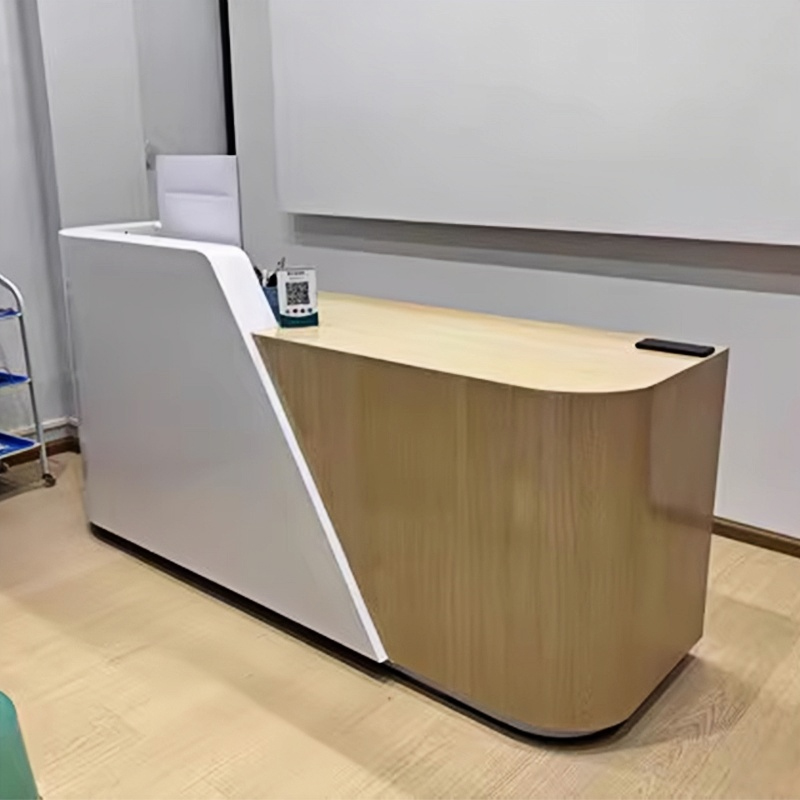 Modern Custom Reception Desk for Salons, Gyms, and Retail Spaces Modern Custom Reception Desk for Salons, Gyms, and Retail Spaces