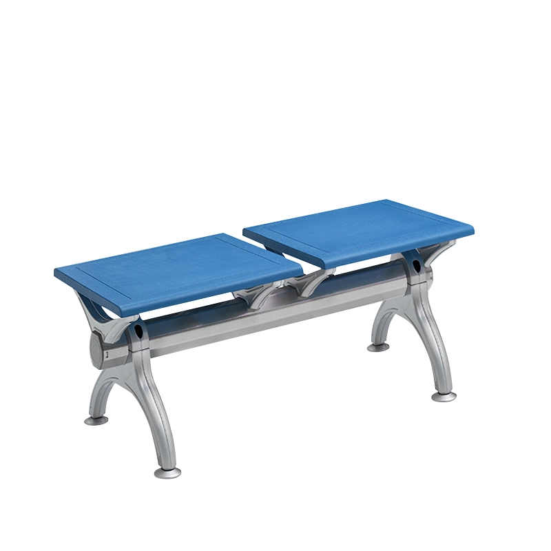 Customizable Unbacked Durable 2 3 4 5 Seater Clinic Airport Public PU Hospital Waiting Chair With Cold Rolled Steel Feet - MEI YI