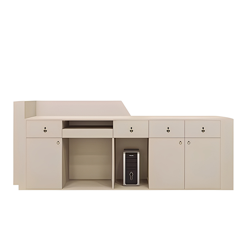 Modern Custom Reception Desk for Salons, Gyms, and Retail Spaces