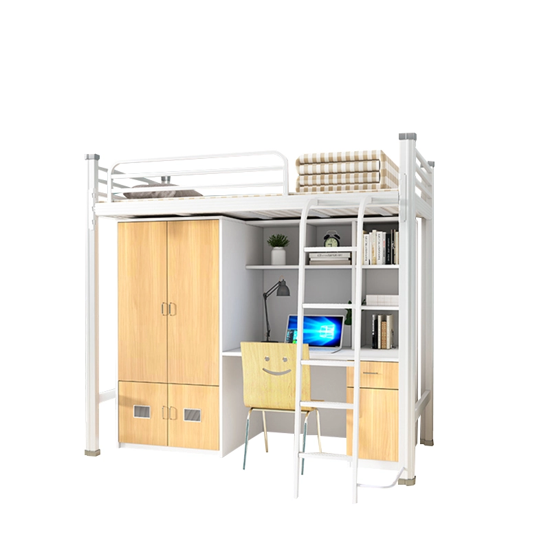 Durable Metal Bed with Storage for School Dorms - MEI YI