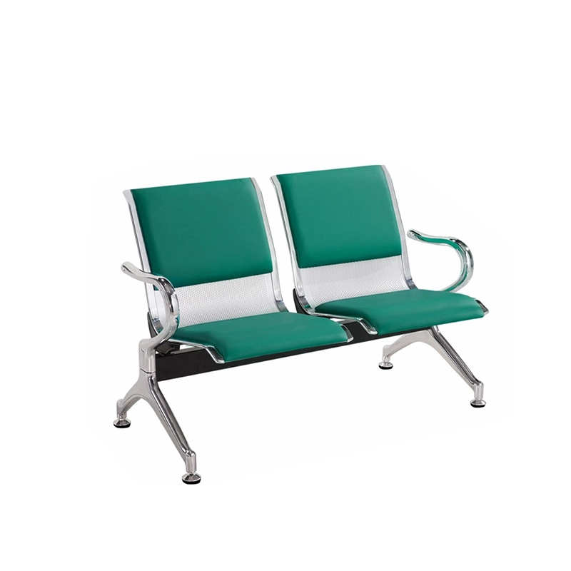 4-seats Public Waiting Chair Bus Station Subway Train Waiting Chair Metal Iron Chrome Plating Modern Chair School 1 Pc - MEI YI