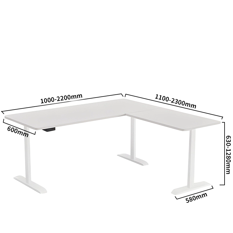 Modern L-Shaped Computer Desk for Home Office and Study - MEI YI