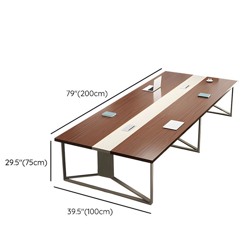 Modern Wood Extendable Glossy Conference Table for Hotel and School Use Office Furniture - MEI YI