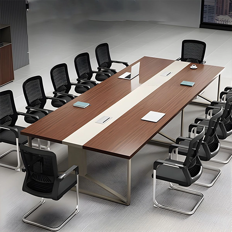 Modern Wood Extendable Glossy Conference Table for Hotel and School Use Office Furniture - MEI YI