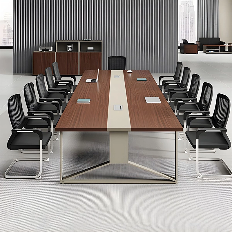 Modern Wood Extendable Glossy Conference Table for Hotel and School Use Office Furniture - MEI YI