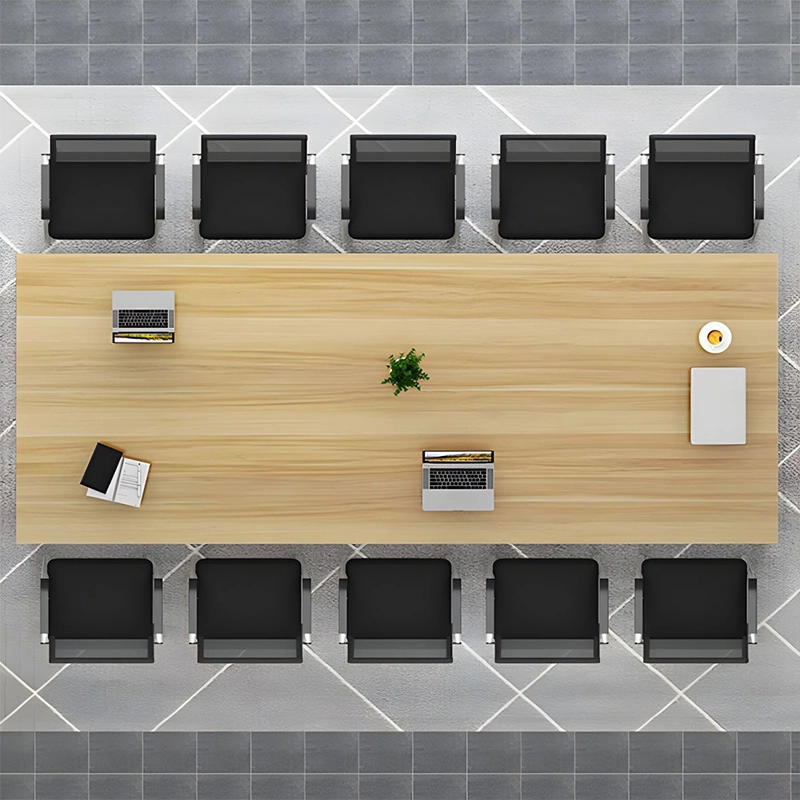 Conference Table Simple Long Strip Table Staff Desk Meeting Reception Office Desk Supplier - MEI YI