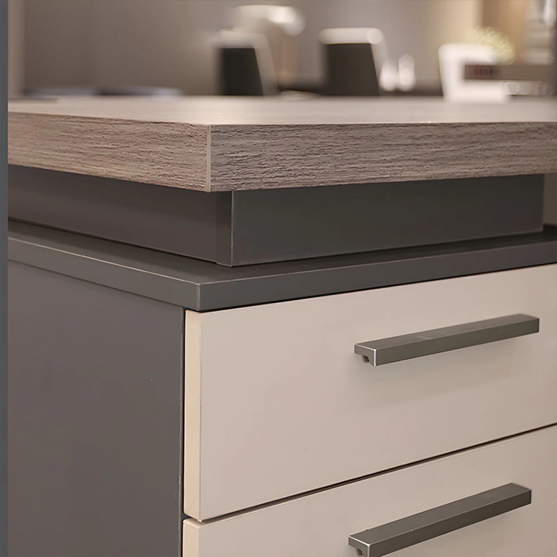 Wooden Office Table Desks with Drawers Cabinets Office Desk Furniture  for Studying Working Desk - MEI YI