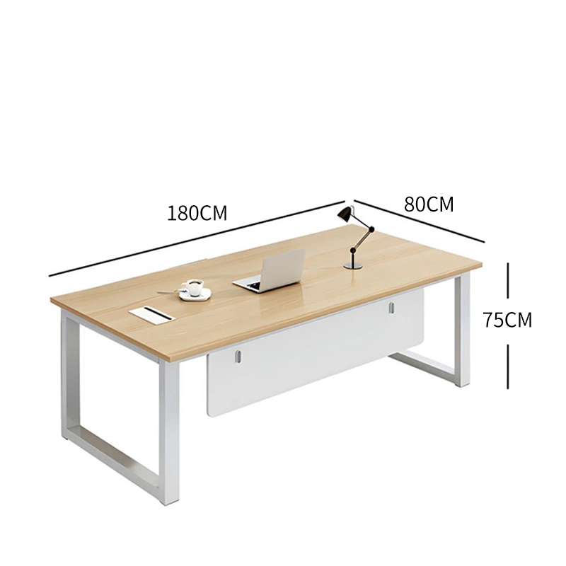 Modern L-Shaped Executive Desk Set Wooden Panel Office Furniture for Hospitals and Schools - MEI YI