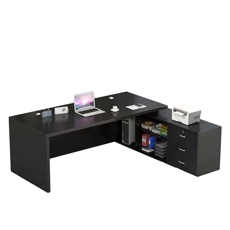 Luxury High Quality Modern Design Executive Desk Set Office Furniture for Work Manager CEO Boss Made Elegant Wooden Panel - MEI YI