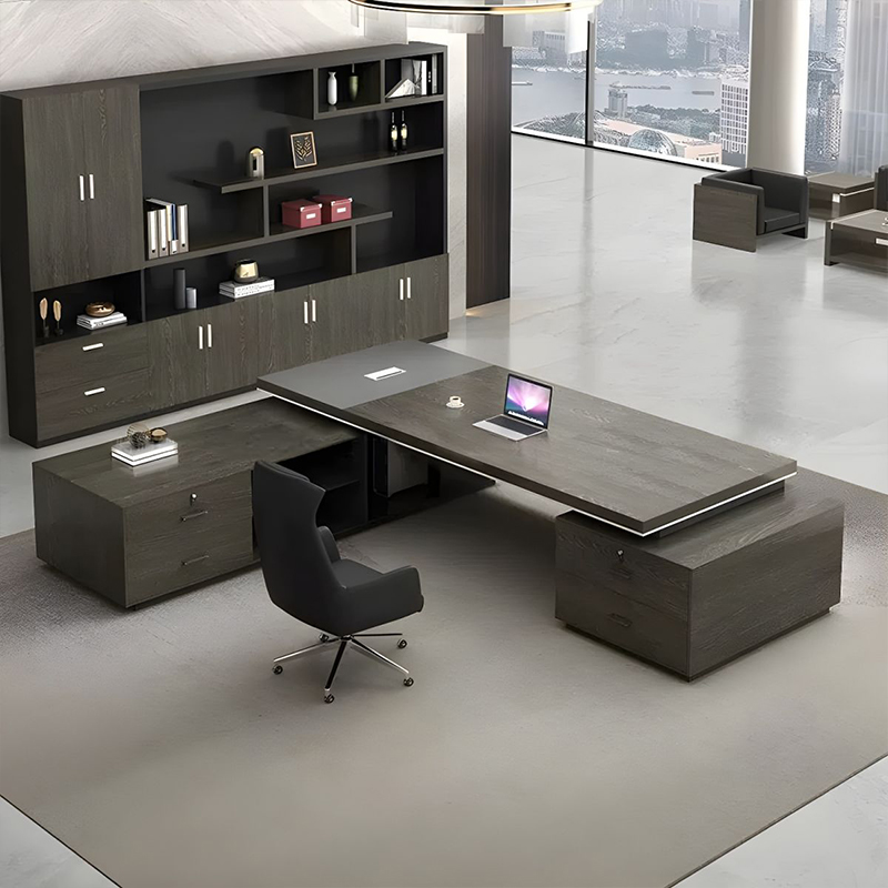 Office Furniture Modern Simple President Desk Fashion boss Desk and Chair Combination Office Manager Desk
