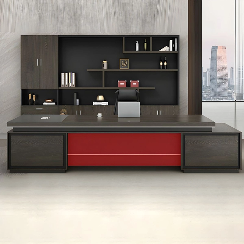 Office Furniture Modern Simple President Desk Fashion boss Desk and Chair Combination Office Manager Desk - MEI YI