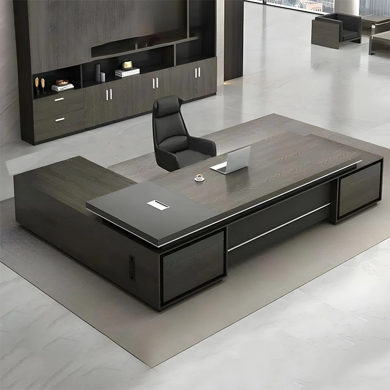 Office Furniture Modern Simple President Desk Fashion boss Desk and Chair Combination Office Manager Desk - MEI YI