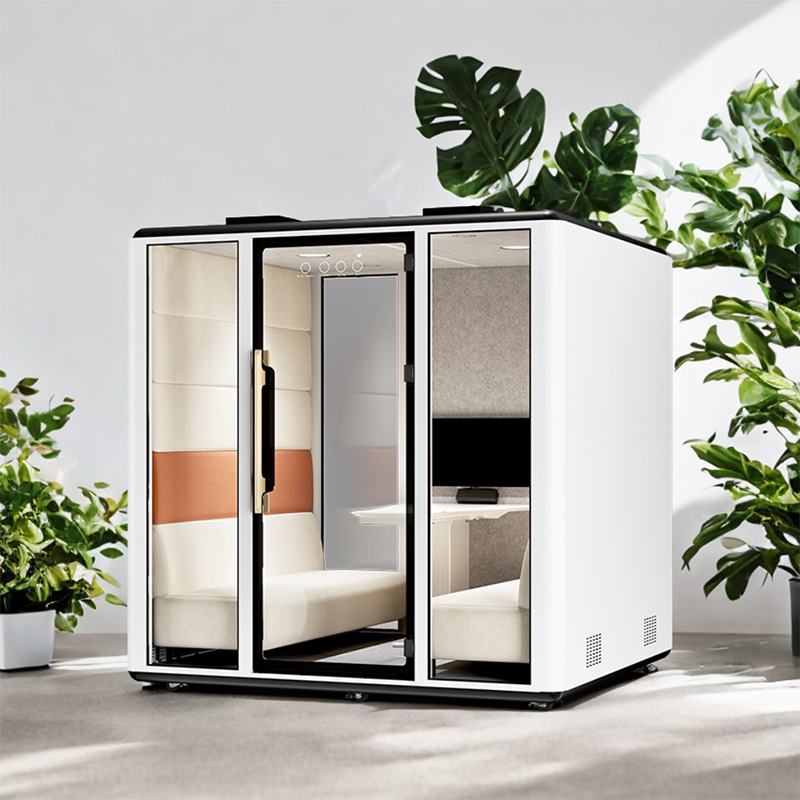 Multi-user easy-to-assemble portable office booth suitable for office hotel and other scenarios