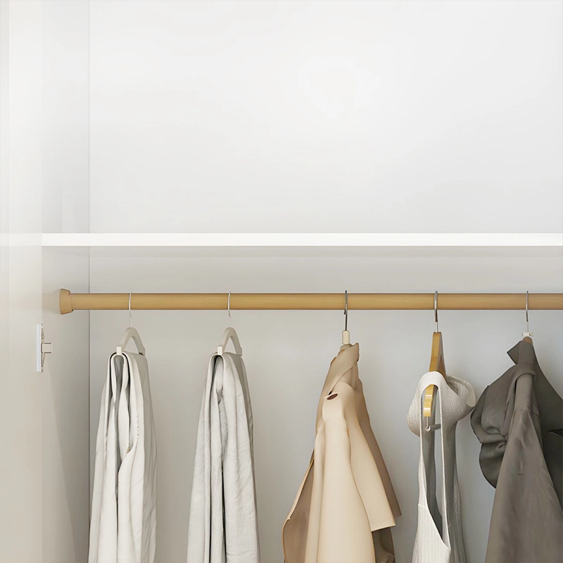 Bedroom Storage Cabinet Modern Design White Wooden Wardrobe for Home Furniture - MEI YI