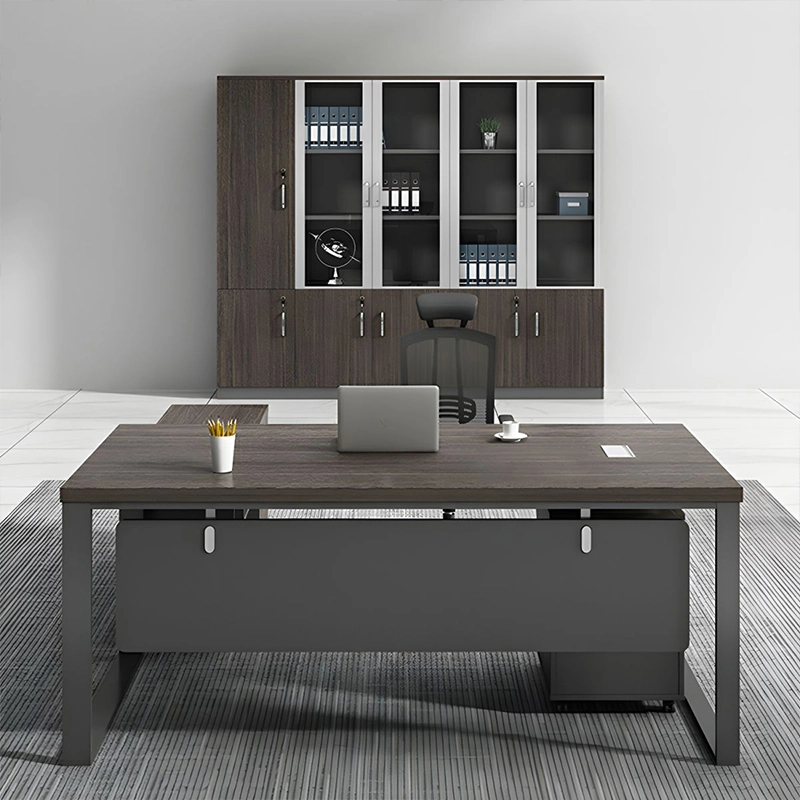 Executive Boss Computer Table Modern L Shaped Modular Design for Corporate Manager Room Direct Factory Supplier MEIYI - MEI YI