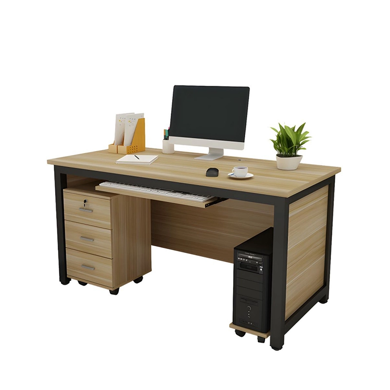 Modern Executive Office Desk File Drawer Storage for Freelancer Single Person Home Office MEIYI Furniture - MEI YI