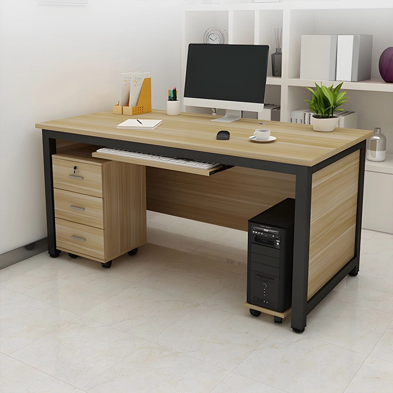 Bureau de direction moderne et économique, multifonctionnel, pour bureau à domicile ou espace de travail individuel. Fournisseur de mobilier B2B MEIYI - MEI YI
