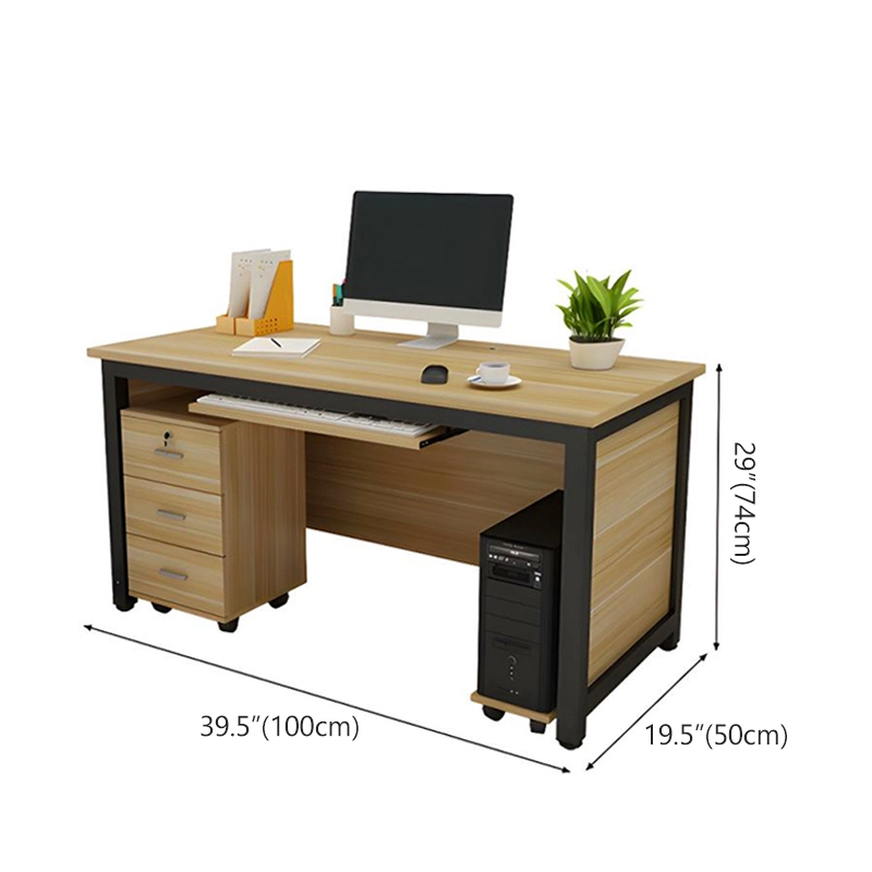 Executive Home Computer Desk Economical Drawer for Tech Enterprise Single Person Office OEM Manufacturer MEIYI - MEI YI