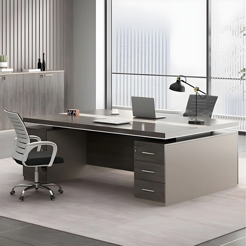 Executive Office Computer Desk Chair Set Double Large Desktop for Corporate Single Person Office OEM Manufacturer MEIYI - MEI YI