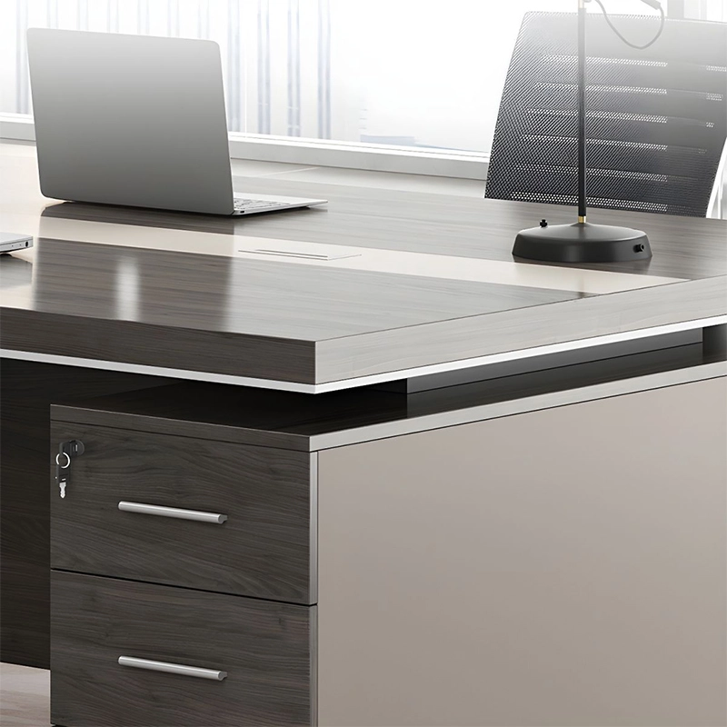 Executive Office Computer Desk Chair Set Extendable Desktop for Startup Enterprise Office Workspace Project Contractor MEIYI - MEI YI