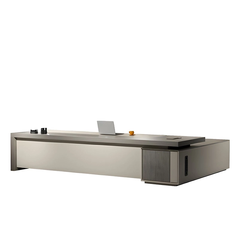 Modern Style L Shape Boss Office Desk High Quality with Cabinet for Executive Office Area ODM Solution Provider MEIYI - MEI YI Modern Style L Shape Boss Office Desk High Quality with Cabinet for Executive Office Area ODM Solution Provider MEIYI - MEI YI