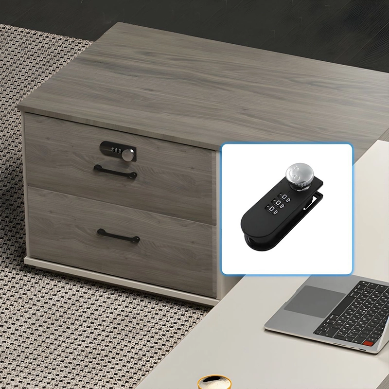 Modern Style L Shape Executive Desk with Cabinet High Quality for CEO Office Workspace Direct Factory Supplier MEIYI - MEI YI