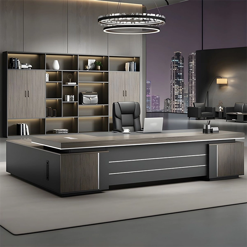 Modern Luxury Boss Office Desk Factory Direct Sales for Employee Workbench Area Furniture Wholesaler MEIYI - MEI YI