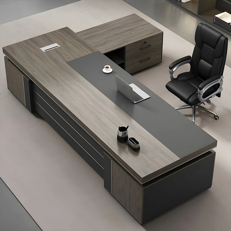 Boss Office Desk Factory Direct Sales Modern Luxury for Corporate Executive Project Contractor MEIYI - MEI YI