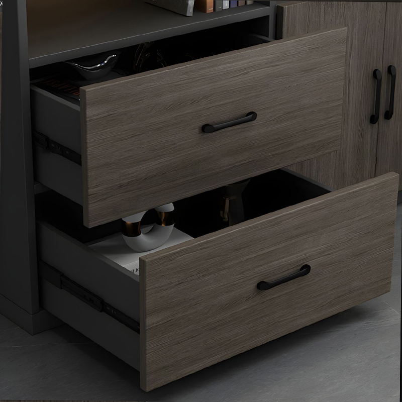 Modern Design Wooden File Cabinet and Locker Executive Office Set by Chinese Manufacturers for Home Office or Kitchen Use