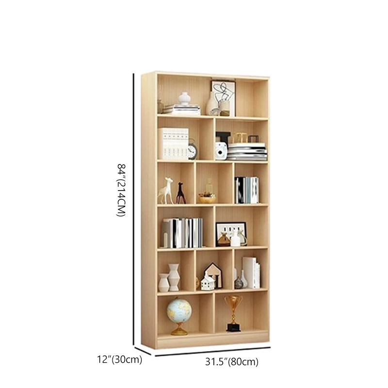 Black Wooden Bookshelf Portable Display Cabinet for Living Room Storage Zone Project Contractor MEIYI - MEI YI