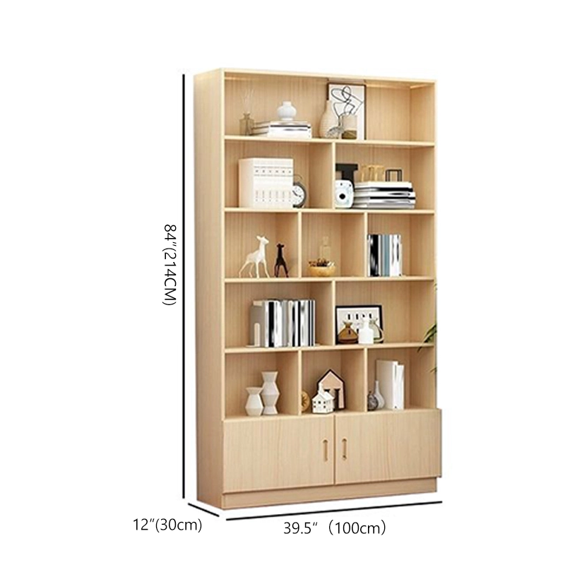 Black Wooden Bookshelf Portable Contemporary Display Cabinet for Living Room Storage Area OEM Manufacturer MEIYI - MEI YI