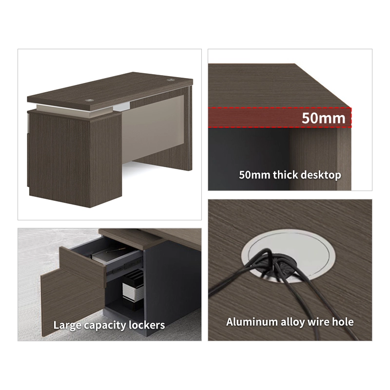 Simple Manager Office Desk with Drawers for Commercial and Bulk Supply - MEI YI
