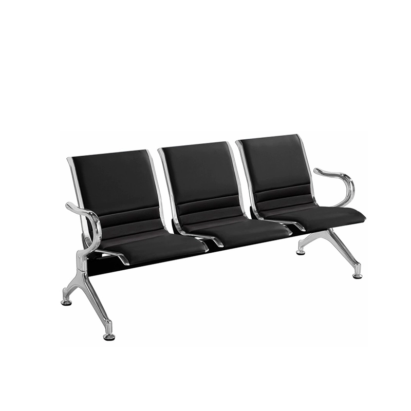 4-seats Public Waiting Chair Bus Station Subway Train Waiting Chair Metal Iron Chrome Plating Modern Chair School 1 Pc - MEI YI