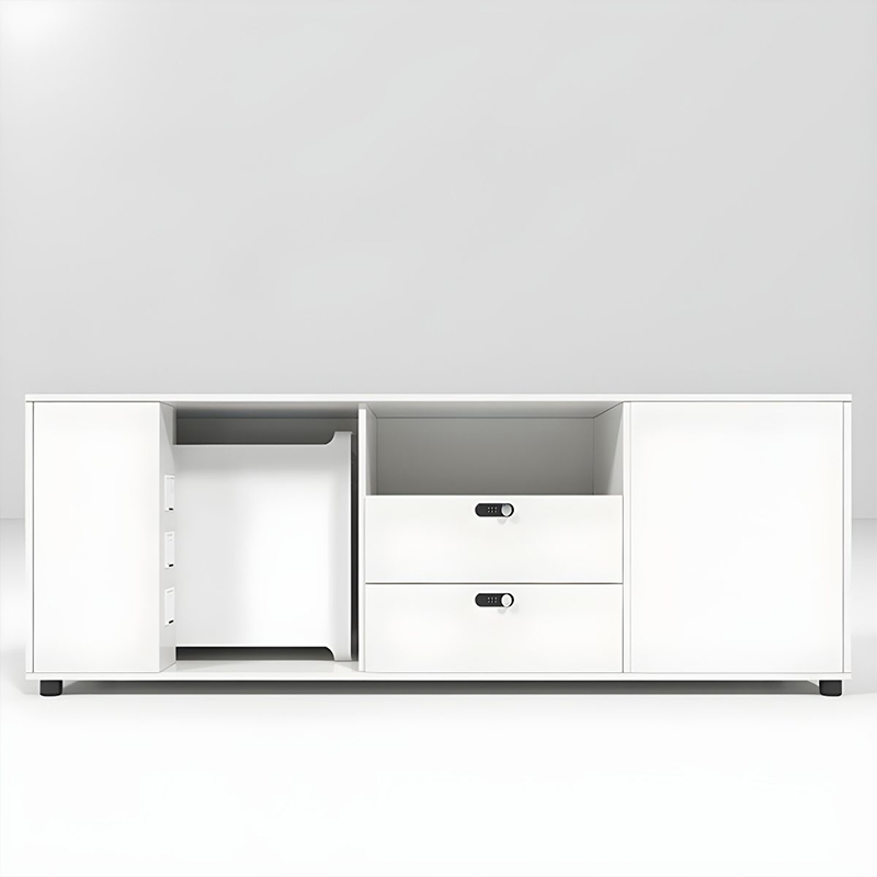 Modern L-shaped Executive Desk High Quality MFC for Multinational CEO Office Area Export Trading Company MEIYI