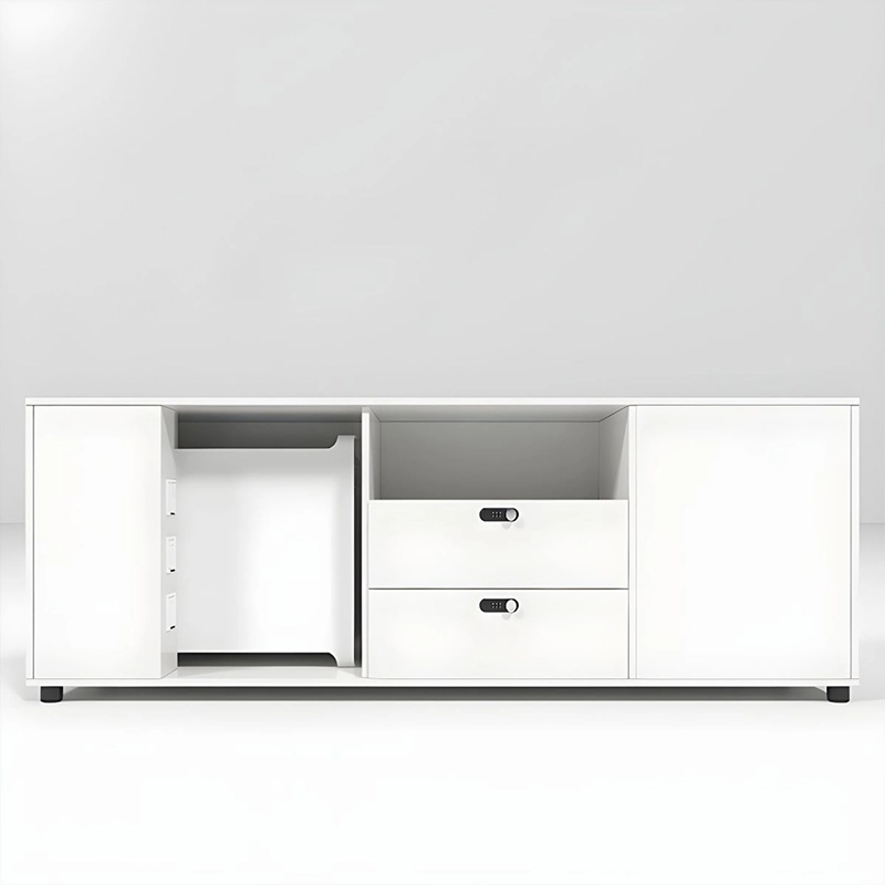 Modern L-shaped Executive Desk High Quality MFC for Multinational CEO Office Area Export Trading Company MEIYI - MEI YI