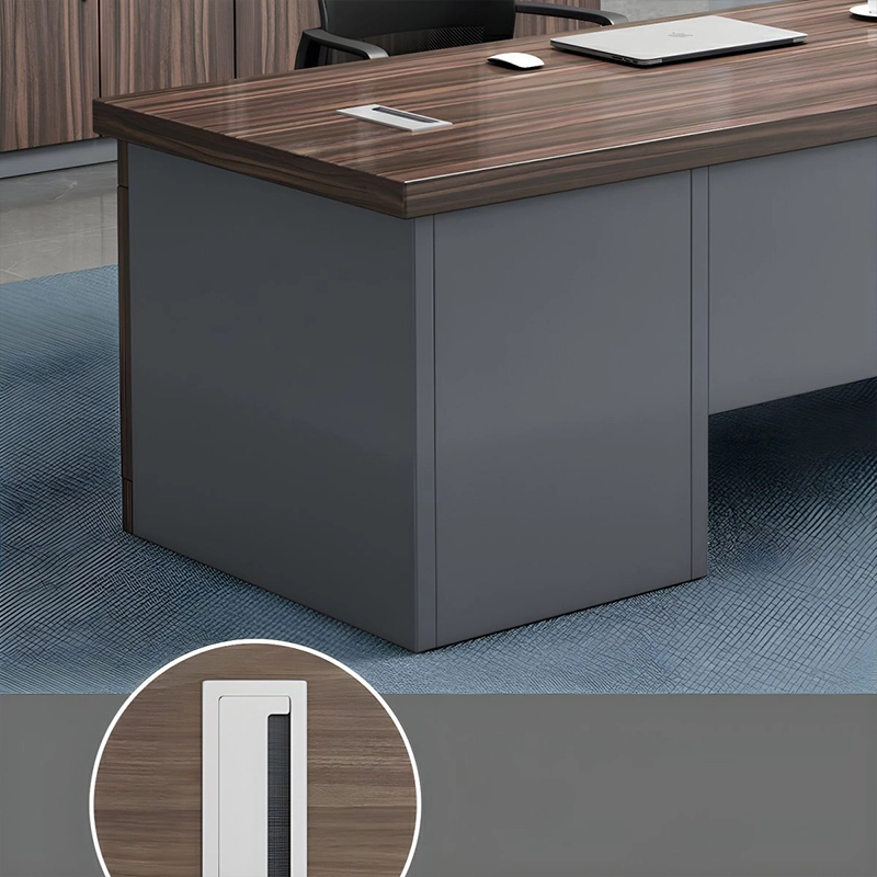 L-Shaped Executive Office Table Modular Design for Hospital Administrative Office Professional Production Base MEIYI - MEI YI