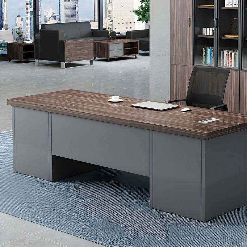 Modern Simple Single L-Shaped Office Table Wooden Material for Hospital Administrative Zone B2B Furniture Vendor MEIYI - MEI YI