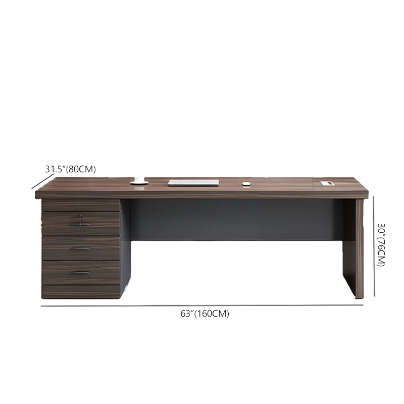 Modular Wooden L-Shaped Executive Desk for Hospital Office Workstation Authorized Dealer MEIYI - MEI YI