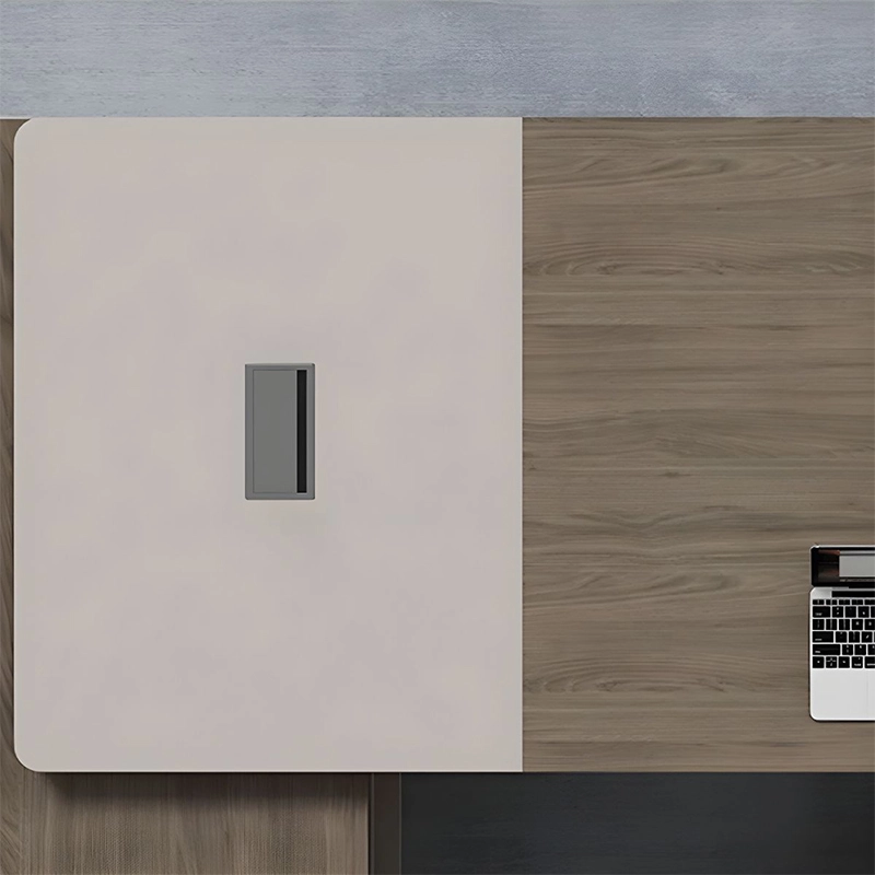 Modern Panel L Shaped Executive Office Desk Wooden for Director Office OEM Manufacturer MEIYI - MEI YI