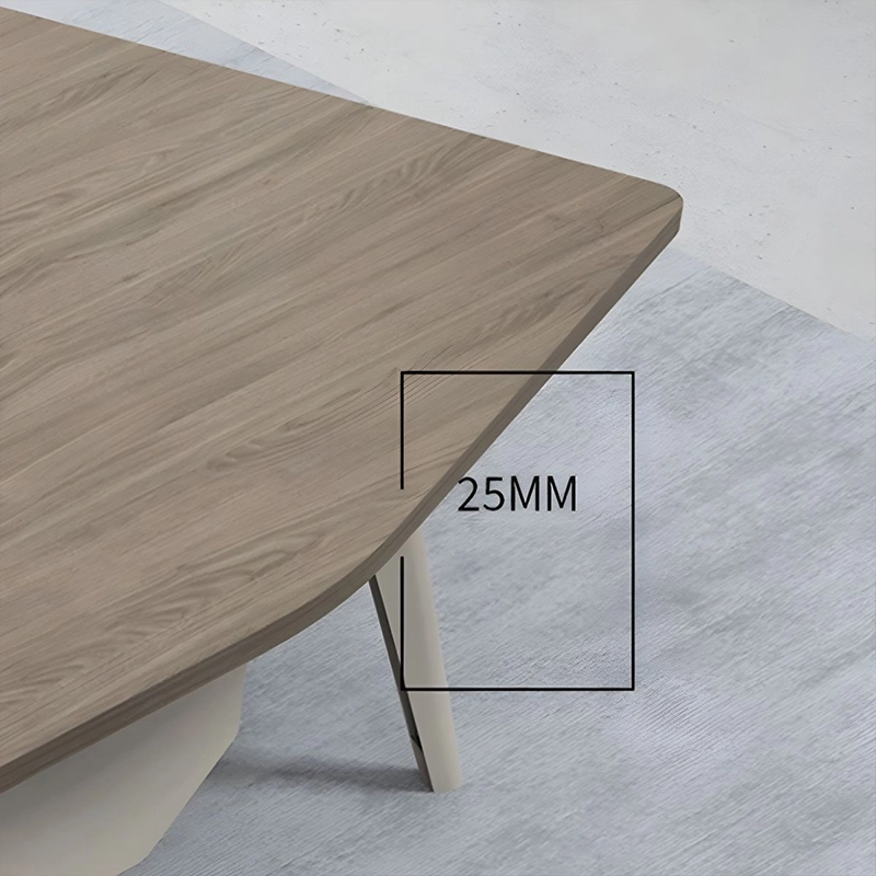 Wooden Boss Executive Office Desk Modern Panel for CEO Office Workspace Direct Factory Supplier MEIYI - MEI YI