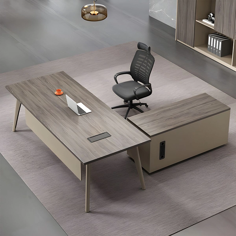 Conjunto de silla de escritorio de oficina moderna, simple y elegante para gerente de negocios, proveedor de muebles B2B MEIYI - MEI YI