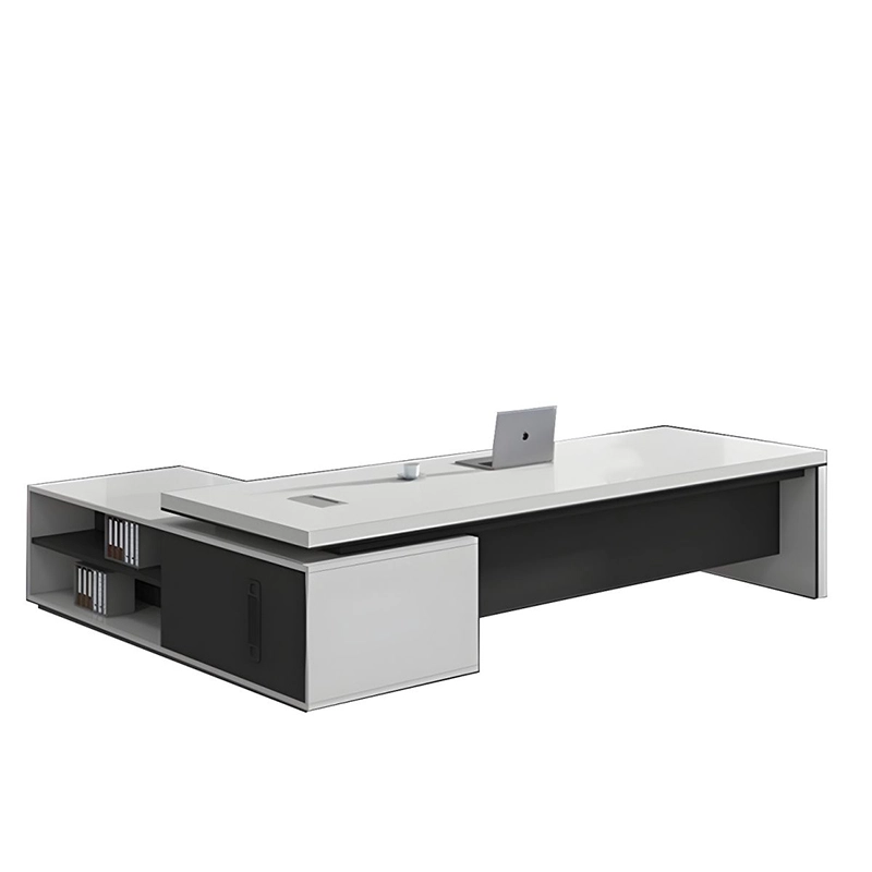 Modern Executive Office Furniture Large White Executive Desk for Boss Office OEM Manufacturer MEIYI - MEI YI Modern Executive Office Furniture Large White Executive Desk for Boss Office OEM Manufacturer MEIYI - MEI YI