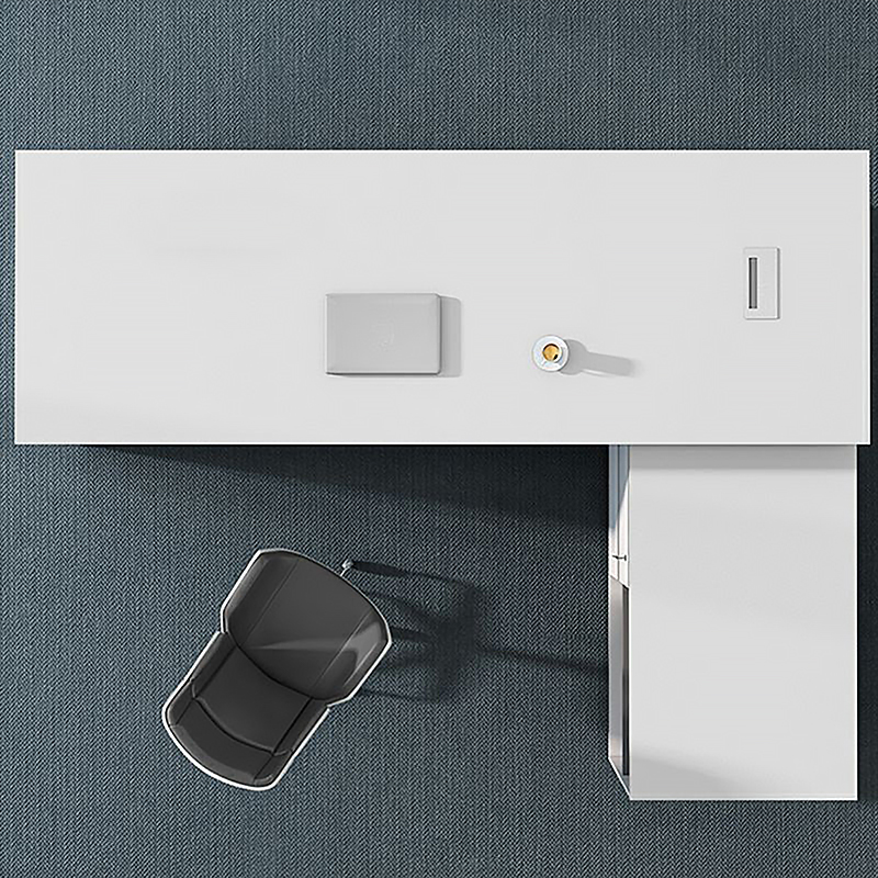 Modern Executive Office Desk White Color for Senior Manager Office Area Furniture Wholesaler MEIYI Modern Executive Office Desk White Color for Senior Manager Office Area Furniture Wholesaler MEIYI