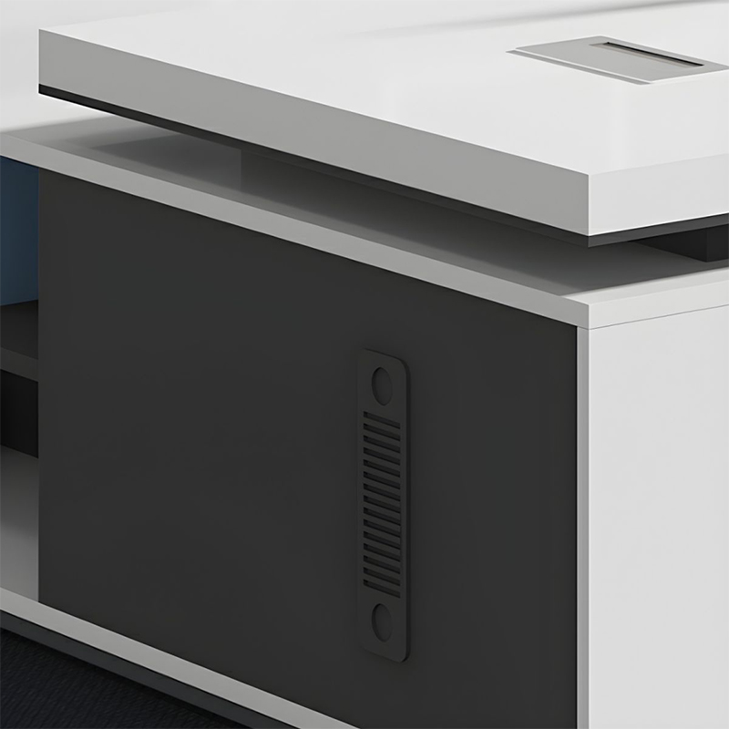 Large White Executive Desk Modern Design for Corporate Executive Office Direct Factory Supplier MEIYI Large White Executive Desk Modern Design for Corporate Executive Office Direct Factory Supplier MEIYI