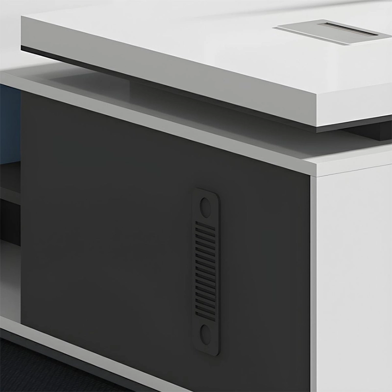 Large White Executive Desk Modern Design for Corporate Executive Office Direct Factory Supplier MEIYI - MEI YI