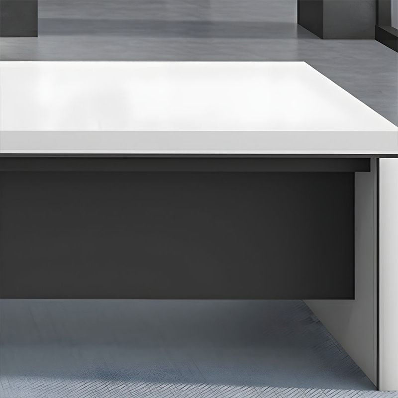 Modern White Boss Office Executive Desk for Business Management Workspace B2B Furniture Vendor MEIYI Modern White Boss Office Executive Desk for Business Management Workspace B2B Furniture Vendor MEIYI