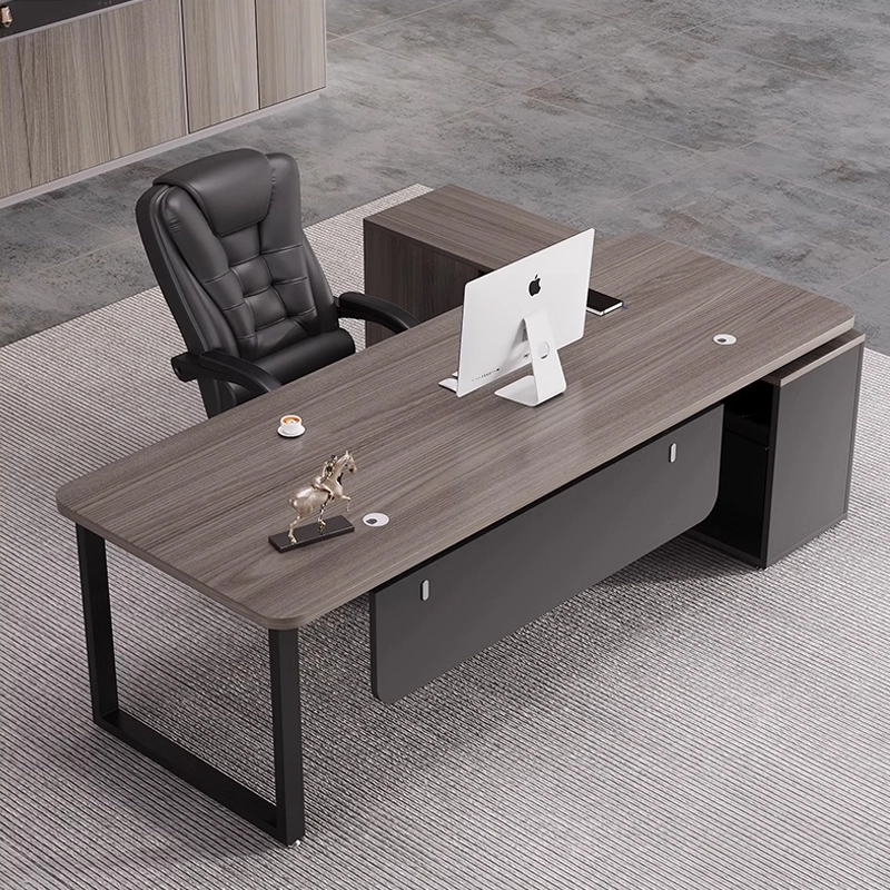 Modern Executive Office Desk Set with Ergonomic Chair - MEI YI